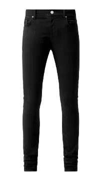 Amiri Stack Jeans Black