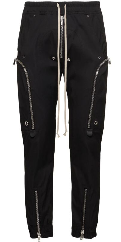 Rick Owens Bauhaus Cargo Pants Black