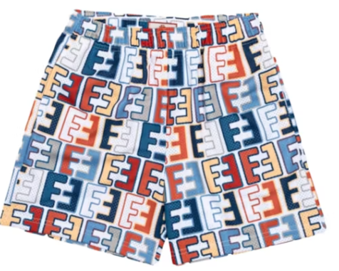 Eric Emanuel EE Basic Short White/EE Print (SS20)
