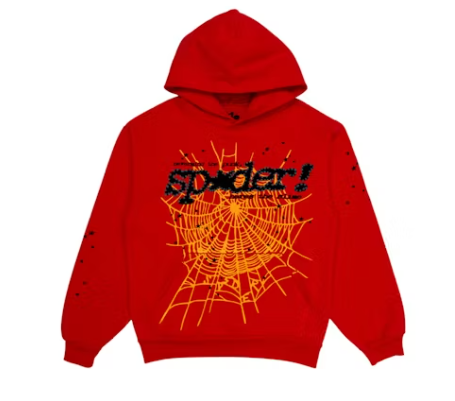 Sp5der P*NK V2 Hoodie Red
