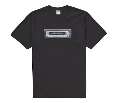 Supreme Receiver Tee Black
