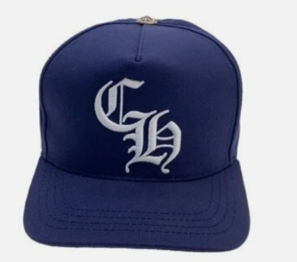 Chrome Hearts CH Baseball Cap Navy/White