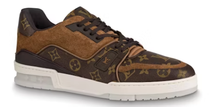 Louis Vuitton Trainer Suede Ebene Monogram