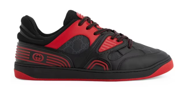 Gucci Basket Low Black Red