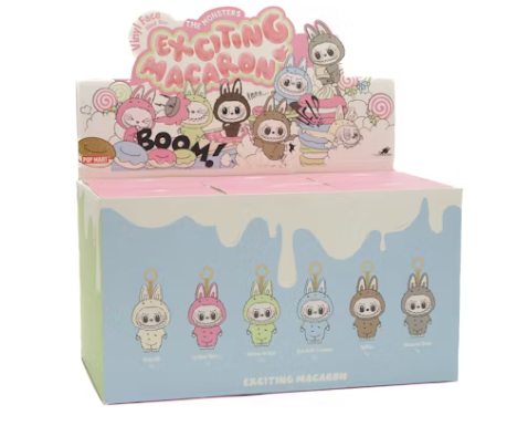 Pop Mart Labubu The Monsters Exciting Macaron Vinyl Face Sealed Case (6 Blind Boxes)