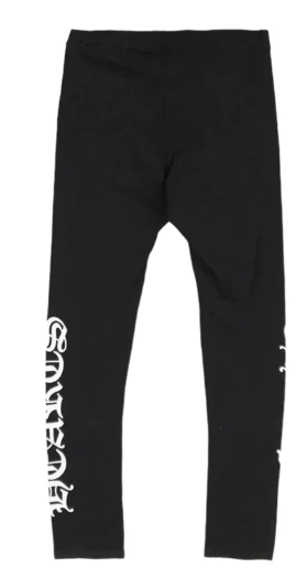 Chrome Hearts Horseshoe Logo Spellout Leggings