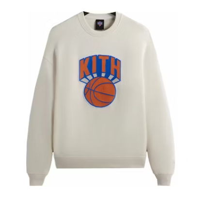 Kith New York Knicks Retro NY Nelson Crewneck Sandrift