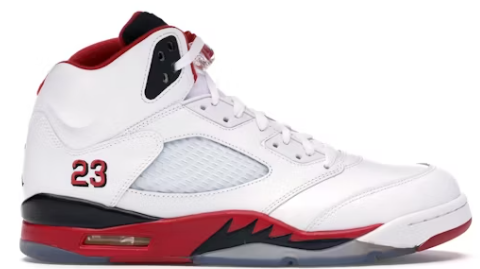 Jordan 5 Retro Fire Red Black Tongue (2013)