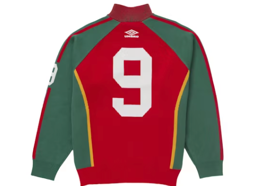 Supreme Umbro Zip Up Sweater Red