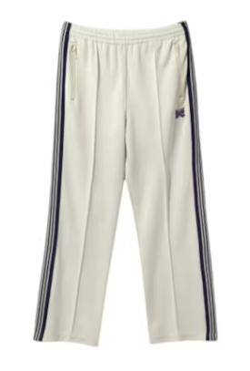 Needles Straight Track Pants Ice White
