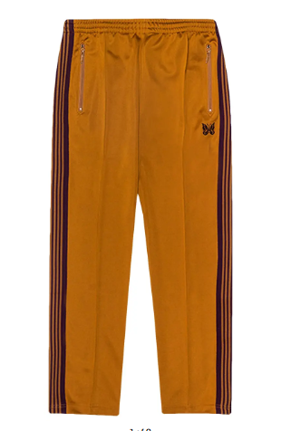 Needles Narrow Track Pant Mustard