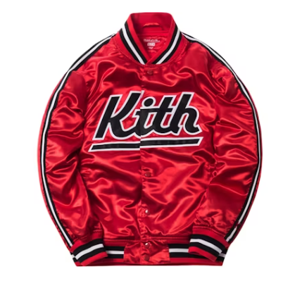 Kith x Mitchell & Ness Satin Warm Up Jacket Miami
