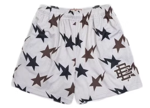 Eric Emanuel x BAPE EE Basic Short Cream/Brown/Navy
