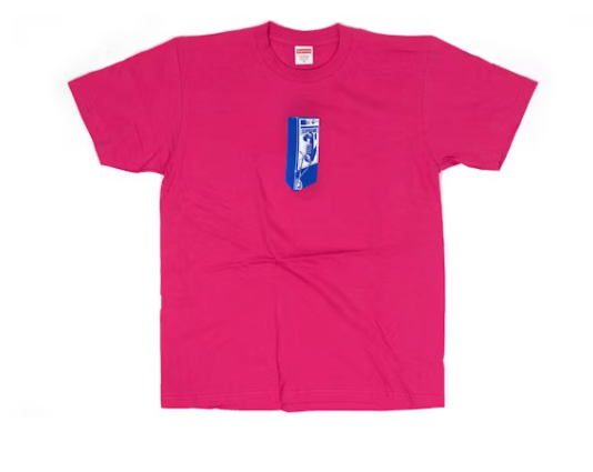 Supreme Payphone Tee Dark Pink