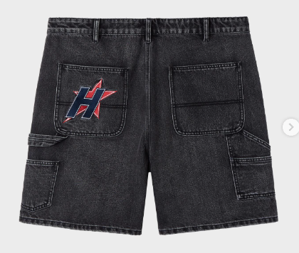 Happy Memories Don’t Die HMDD H-Star Jean Shorts Black Wash