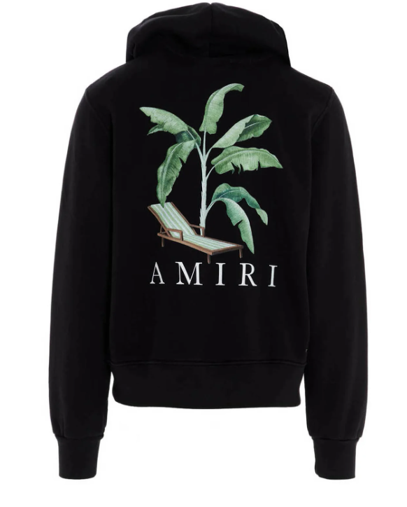 Amiri Banana Tree Hoodie Black