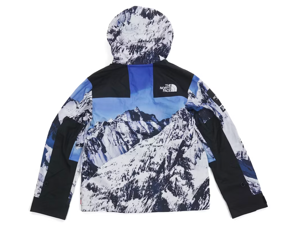 Supreme The North Face Mountain Parka Blue/White