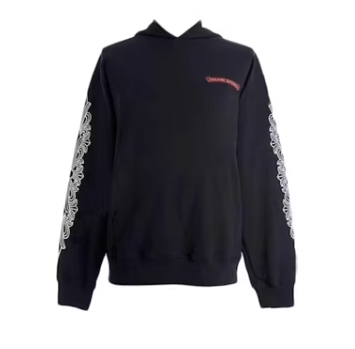 Chrome Hearts Matty Boy Flower Chomper Hoodie Black