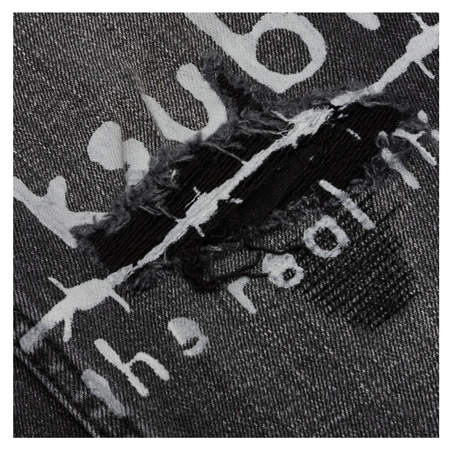 Ksubi Van Winkle Angst Trashed Real Jeans Black
