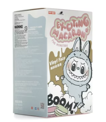 Pop Mart Labubu The Monsters Exciting Macaron Vinyl Face