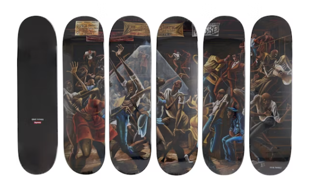 Supreme Ernie Barnes (Set of 5) Skateboard Deck Set Multicolor DS