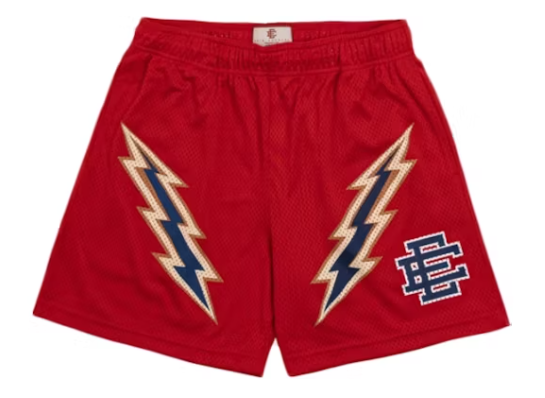 Eric Emanuel EE Basic Lightning Bolt Short Red/Copper/Blue