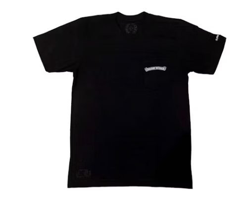 Chrome Hearts Scroll Logo T-shirt Black