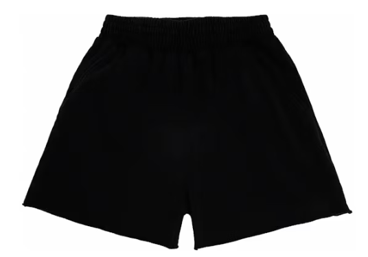 Sp5der OG Logo Embroidered Sweatshort Black