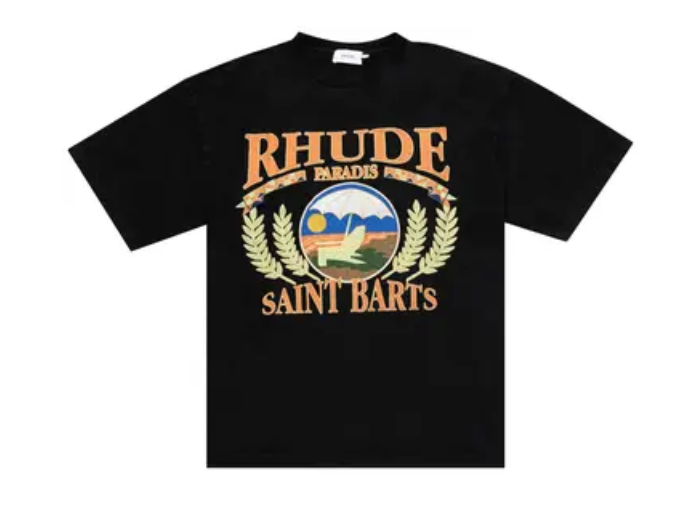 Rhude Beach Chair Tee Vintage Black