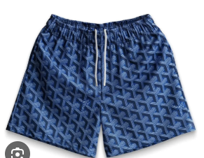 Bravest Studios Goyard Paris Blue Shorts