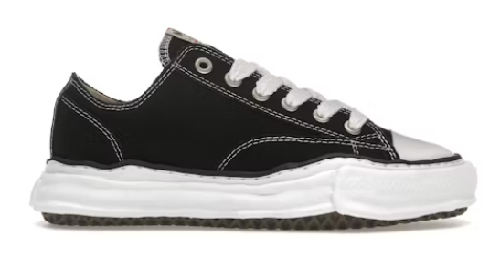 Maison Mihara Yasuhiro Peterson OG Sole Canvas Low Black
