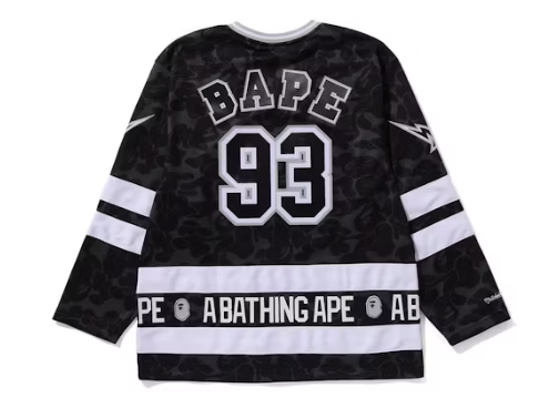 Bape LA Kings Mitchell & Ness Hockey Jersey Black