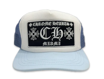 Chrome Hearts Miami Exclusive Trucker Hat Blue