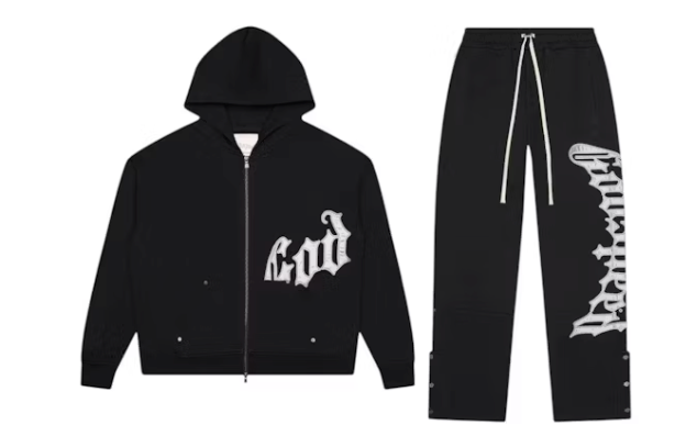 Godspeed OG Logo V2 Sweatsuit Black Silver