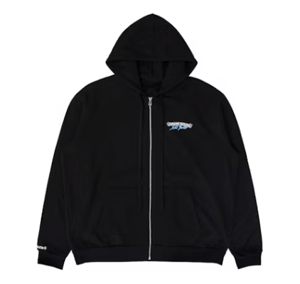 Chrome Hearts St. Barth Exclusive Zip Up Hoodie Black