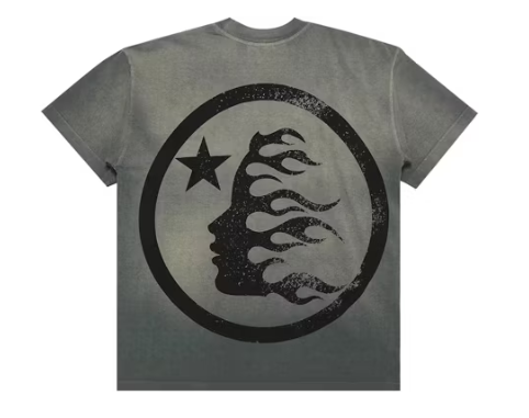 Hellstar Gel Sport Logo T-shirt Grey