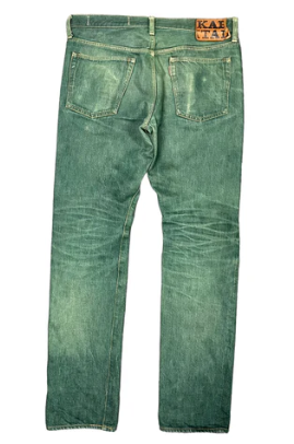Kapital Indigo No.4 Selvedge Jeans Green