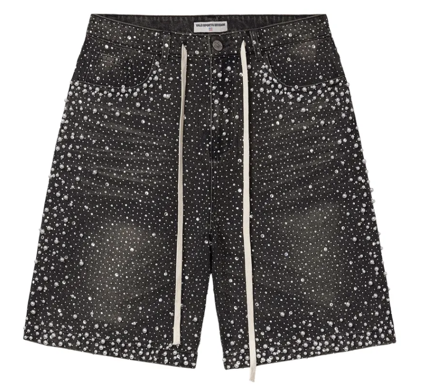 Vale Forever Rainstorm Jorts Black