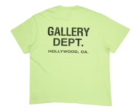 Gallery Dept. Souvenir T-Shirt Lime Green