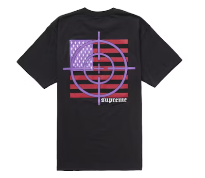 Supreme Target Tee Black