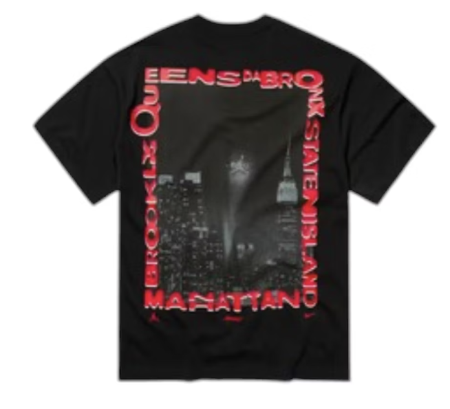 Awake x Jordan 5 Borough Tee Black