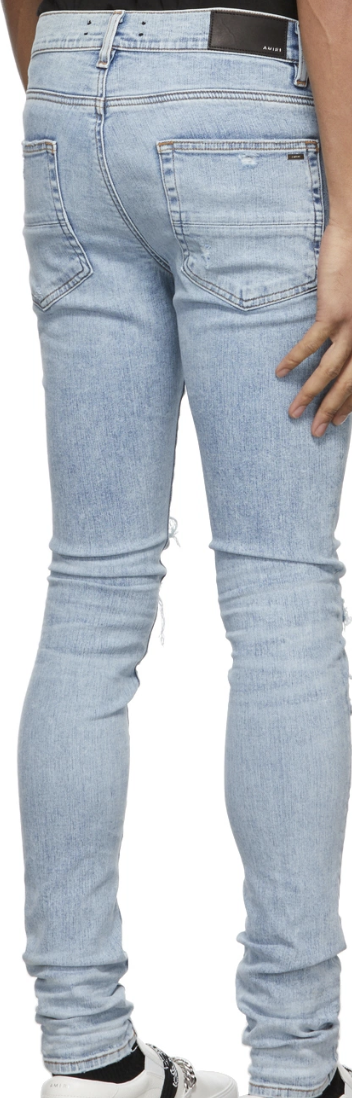 Amiri Swarovski Crystal Denim Jeans