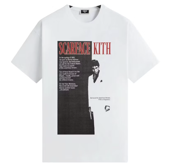 Kith x Scarface Film Poster Vintage Tee White
