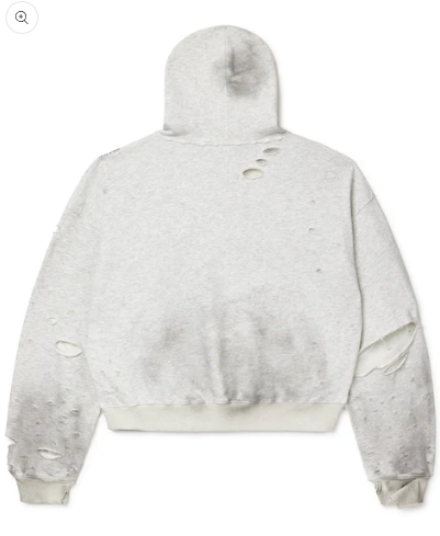 Vale Forever Big Chain Hoodie White