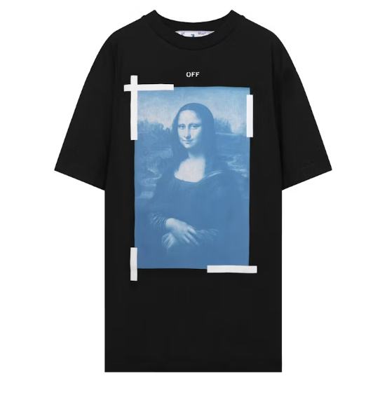 OFF-WHITE Mona Lisa Oversized T-shirt Black