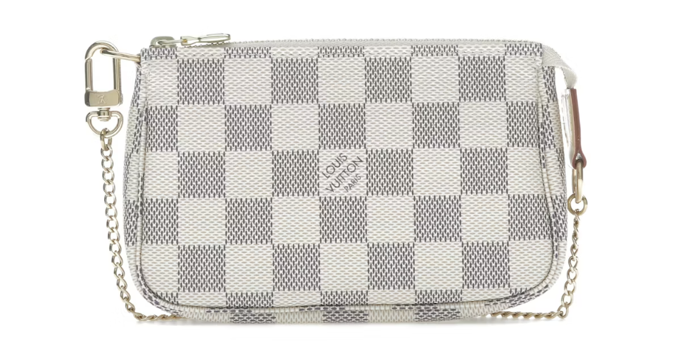 Louis Vuitton Pochette Damier Azur Mini White/Blue