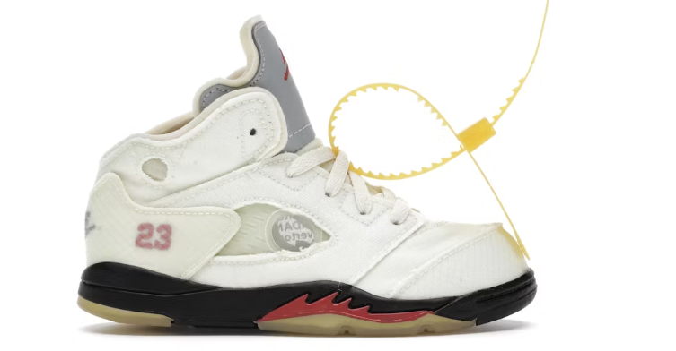 Jordan 5 Retro Off-White Sail (TD)
