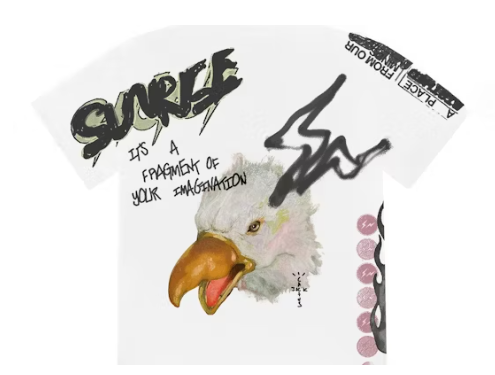 Travis Scott Cactus Jack For Fragment Sunrise Tee White