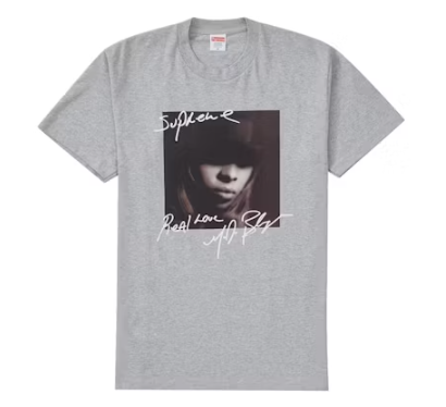 Supreme Mary J. Blige Tee Heather Grey