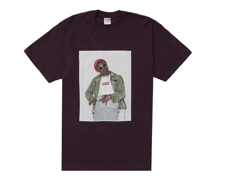 Supreme André 3000 Tee Eggplant